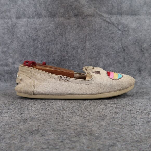Skechers Shoes Womens 6.5 Flats Bobs For Cats Slip On Casual Rainbow Comfort Tan - Picture 2 of 13